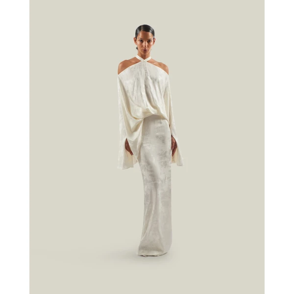 Taller Marmo Cyclades Toile Dress - Dresses - Italian Luxury Evening Wear at Coveti