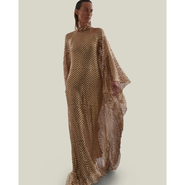 Taller Marmo Deserto Kaftan - Dresses - Italian Luxury Evening Wear at Coveti