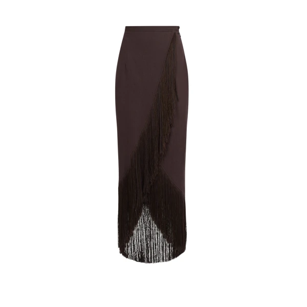 Taller Marmo El Pareo Linen Skirt - Dresses - Italian Luxury Evening Wear at Coveti