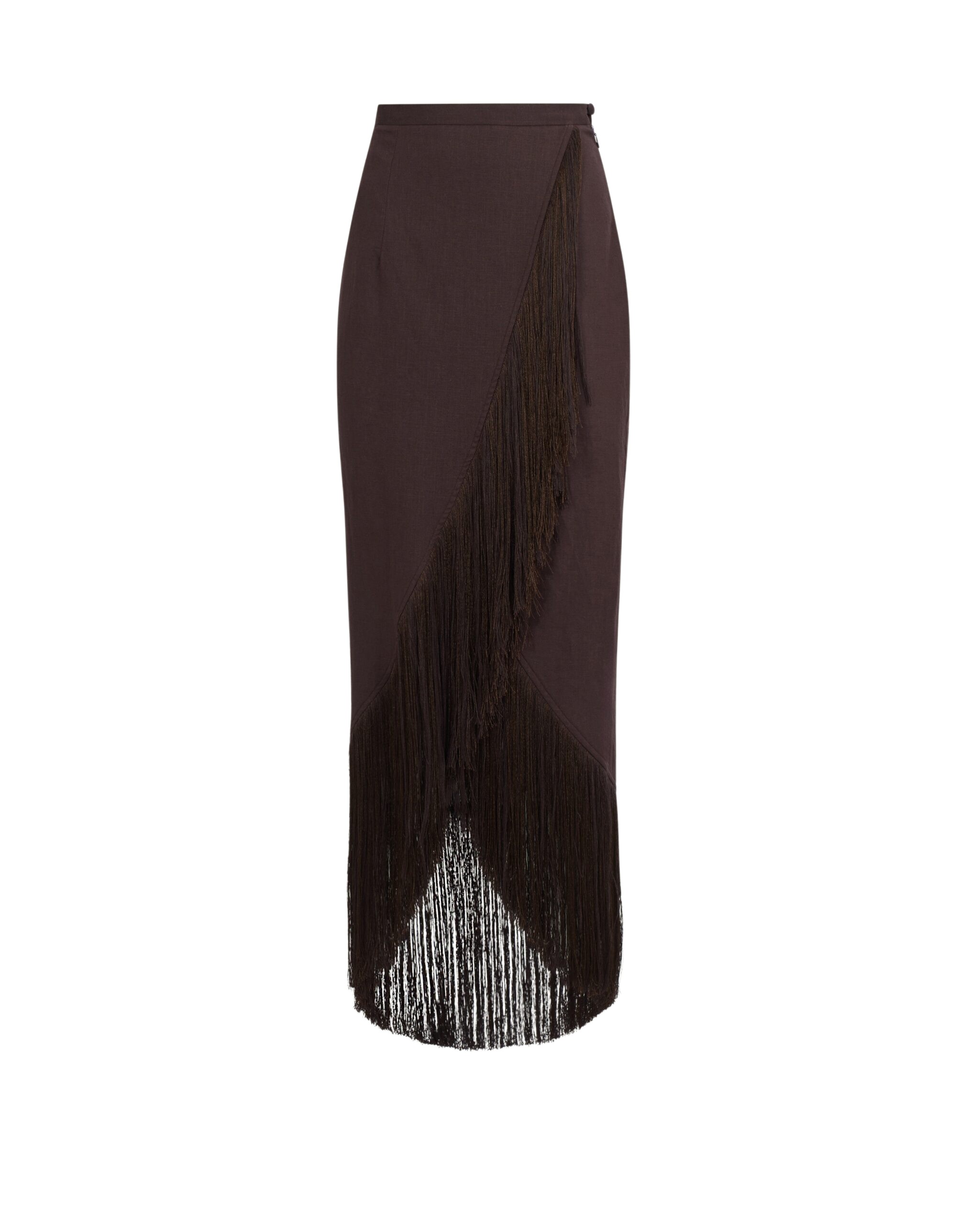 Taller Marmo El Pareo Linen Skirt - Dresses - Italian Luxury Evening Wear at Coveti