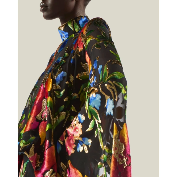 Taller Marmo Eolia Technicolor Gown - Dresses - Italian Luxury Evening Wear at Coveti