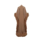Taller Marmo Feathered Sza Sza Spirito Kaftan - Dresses - Italian Luxury Evening Wear at Coveti