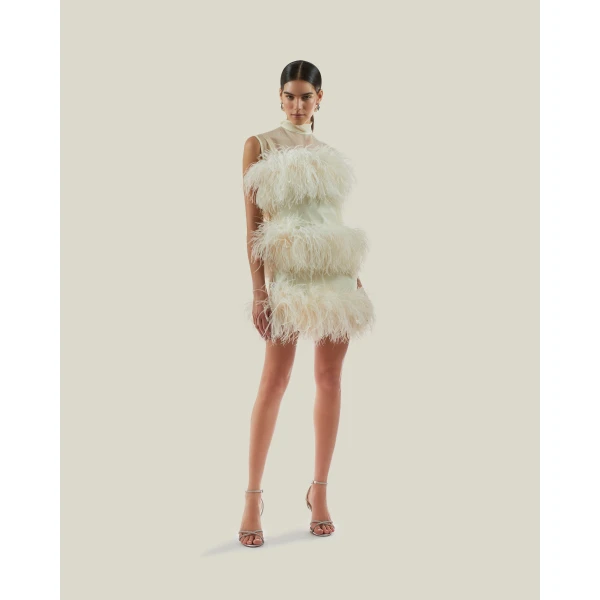 Taller Marmo Mini Divine Dress - Dresses - Italian Luxury Evening Wear at Coveti