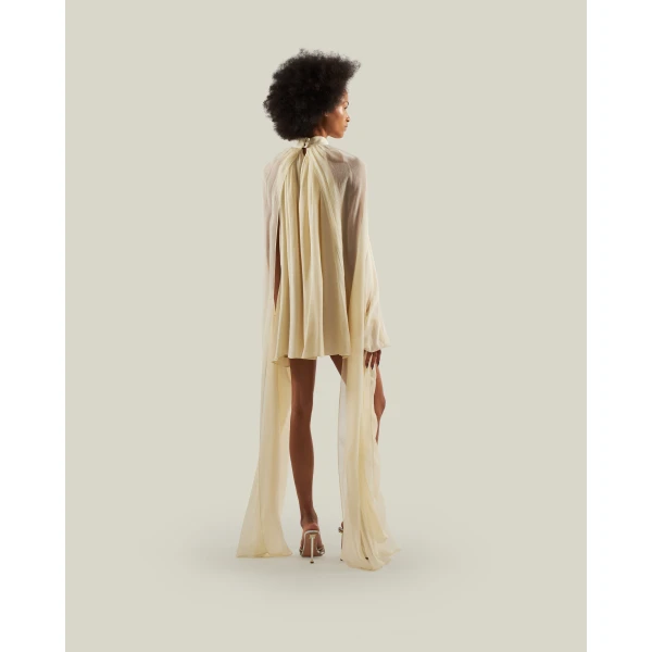 Taller Marmo Mini Eterea Dress - Dresses - Italian Luxury Evening Wear at Coveti