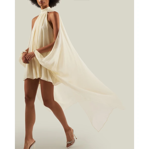 Taller Marmo Mini Eterea Dress - Dresses - Italian Luxury Evening Wear at Coveti