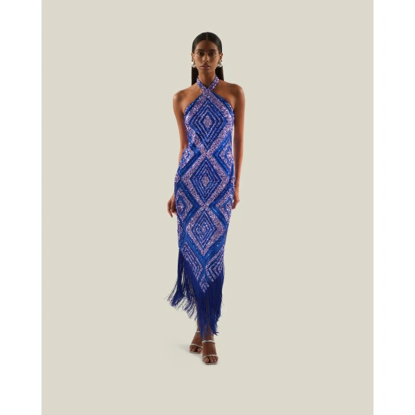 Taller Marmo Nina Flapper Dress - Dresses - Italian Luxury Evening Wear at Coveti