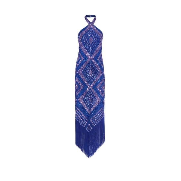 Taller Marmo Nina Flapper Dress - Dresses - Italian Luxury Evening Wear at Coveti