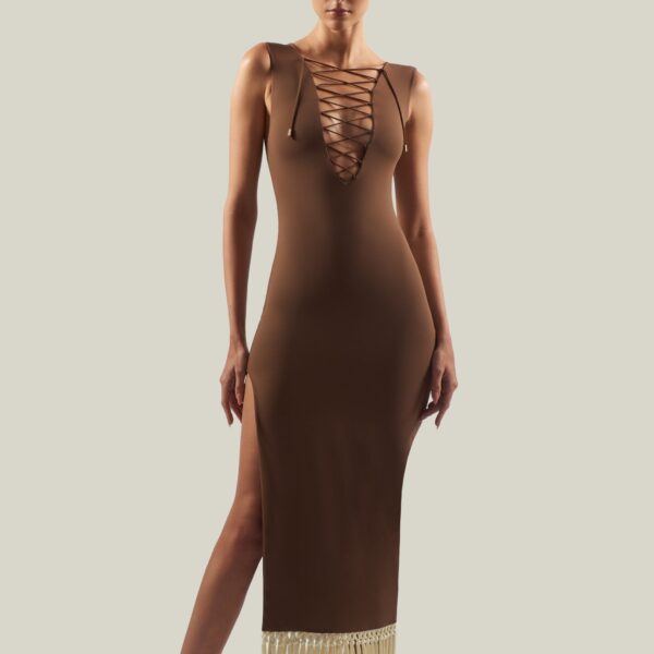 Taller Marmo Sahara Dress - Dresses - Italian Luxury Evening Wear at Coveti