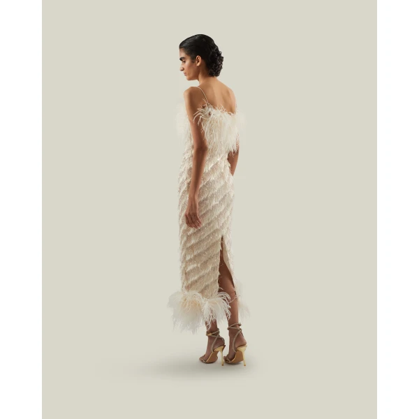 Taller Marmo Sunset Boulevard Dress - Dresses - Italian Luxury Evening Wear at Coveti