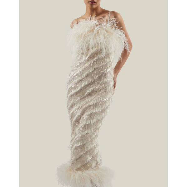 Taller Marmo Sunset Boulevard Dress - Dresses - Italian Luxury Evening Wear at Coveti