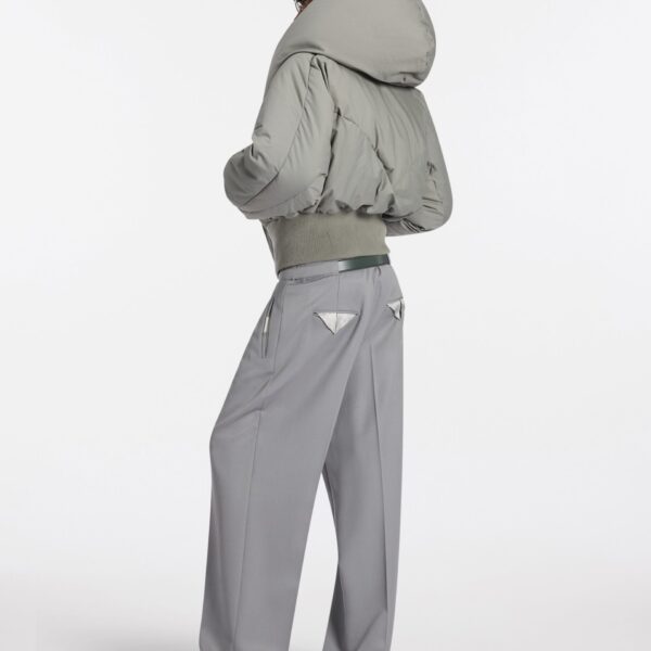 Attico taupe grey jacket