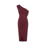 Tony Ward Mauve Asymmetric Mini Dress - Dresses - Lebanese Luxury Evening Wear at Coveti
