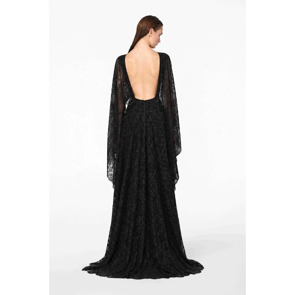 Tony Ward Mauve Lace and Crepe Jumpsuit - Jumpsuit - Lebanese Luxury Evening Wear at Coveti