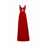 Tony Ward Red Heart Corset Mousseline Gown - Dresses - Lebanese Luxury Evening Wear at Coveti