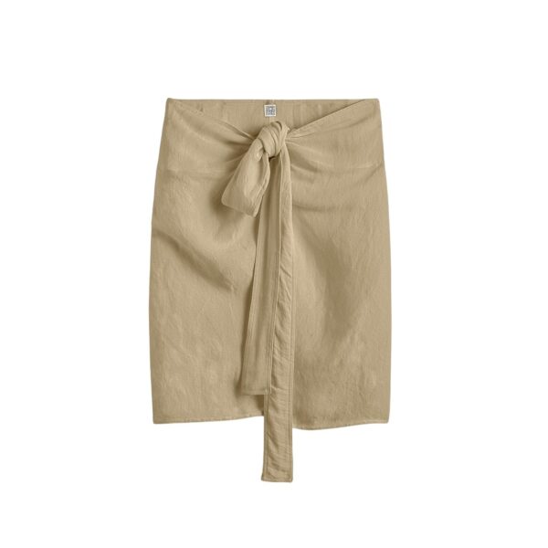 Totême Beach pareo in Desert - Beachwear - Scandinavian Minimalist Luxury at Coveti