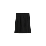 Totême Beaded pleat skirt in Black - Skirts - Scandinavian Minimalist Luxury at Coveti