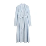 Totême Belted cotton voile dress in Sky - Dresses - Scandinavian Minimalist Luxury at Coveti