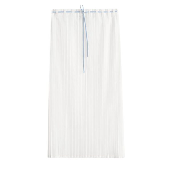 Totême Belted pleated skirt in White - Skirts - Scandinavian Minimalist Luxury at Coveti
