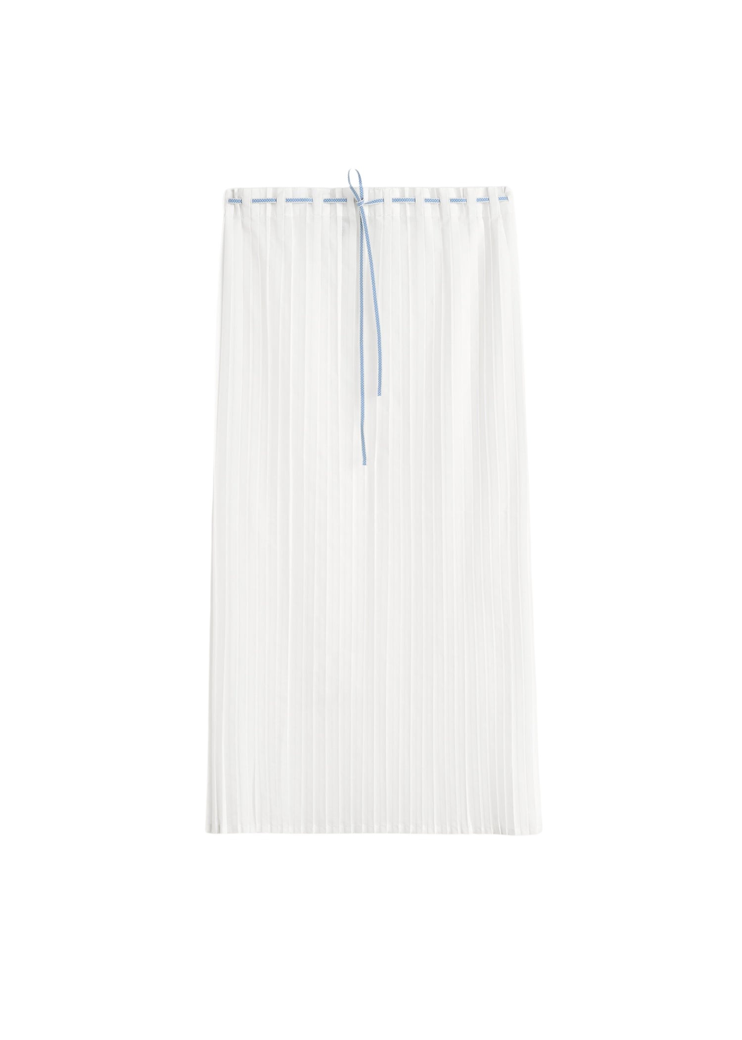 Totême Belted pleated skirt in White - Skirts - Scandinavian Minimalist Luxury at Coveti