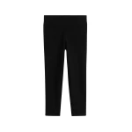 Totême Capri knit leggings in Black - Pants - Scandinavian Minimalist Luxury at Coveti