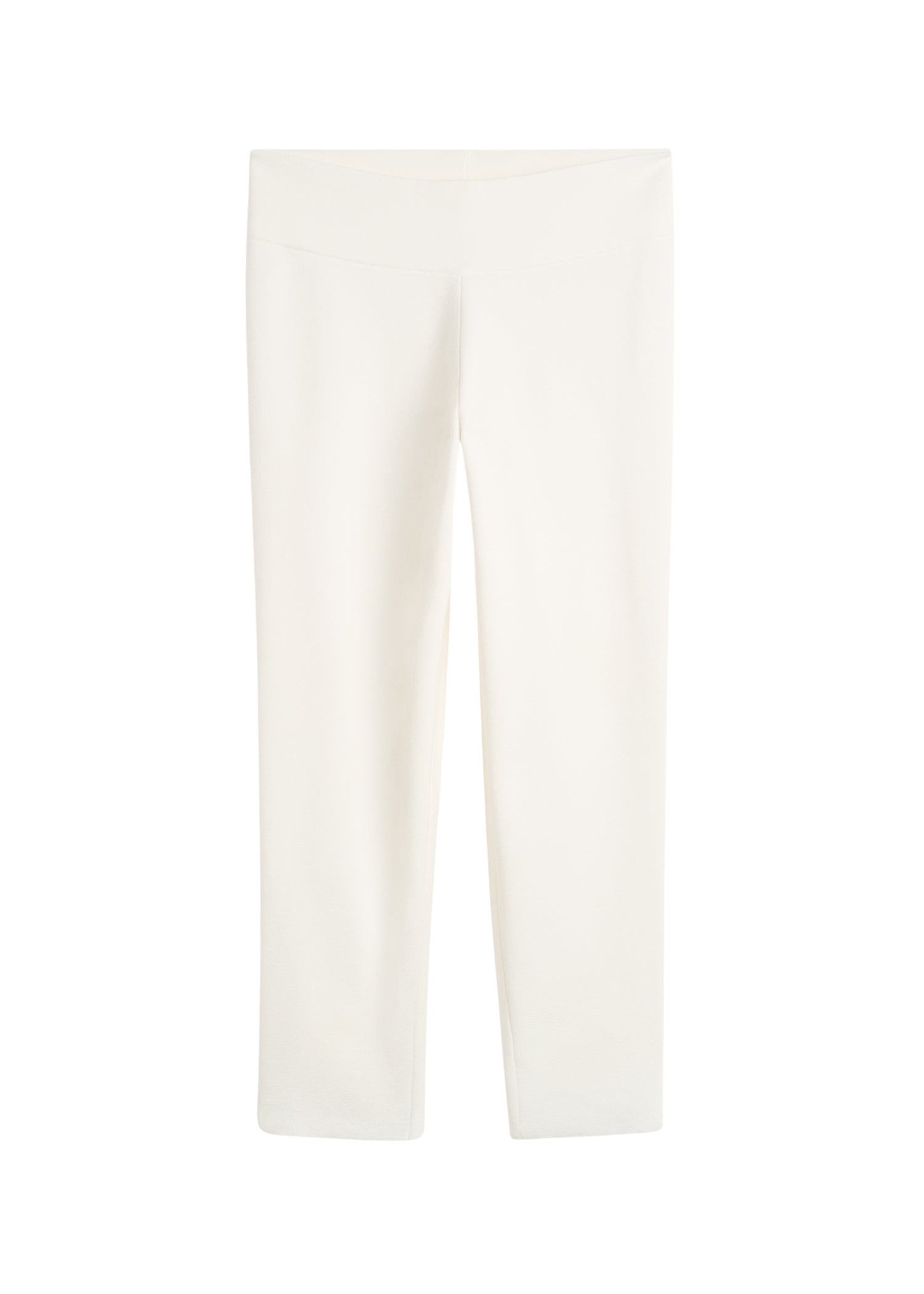 Toteme Capri knit leggings in Off-white