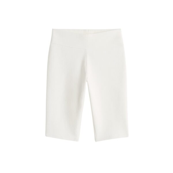 Totême Capri knit shorts in Off-white - Shorts - Scandinavian Minimalist Luxury at Coveti