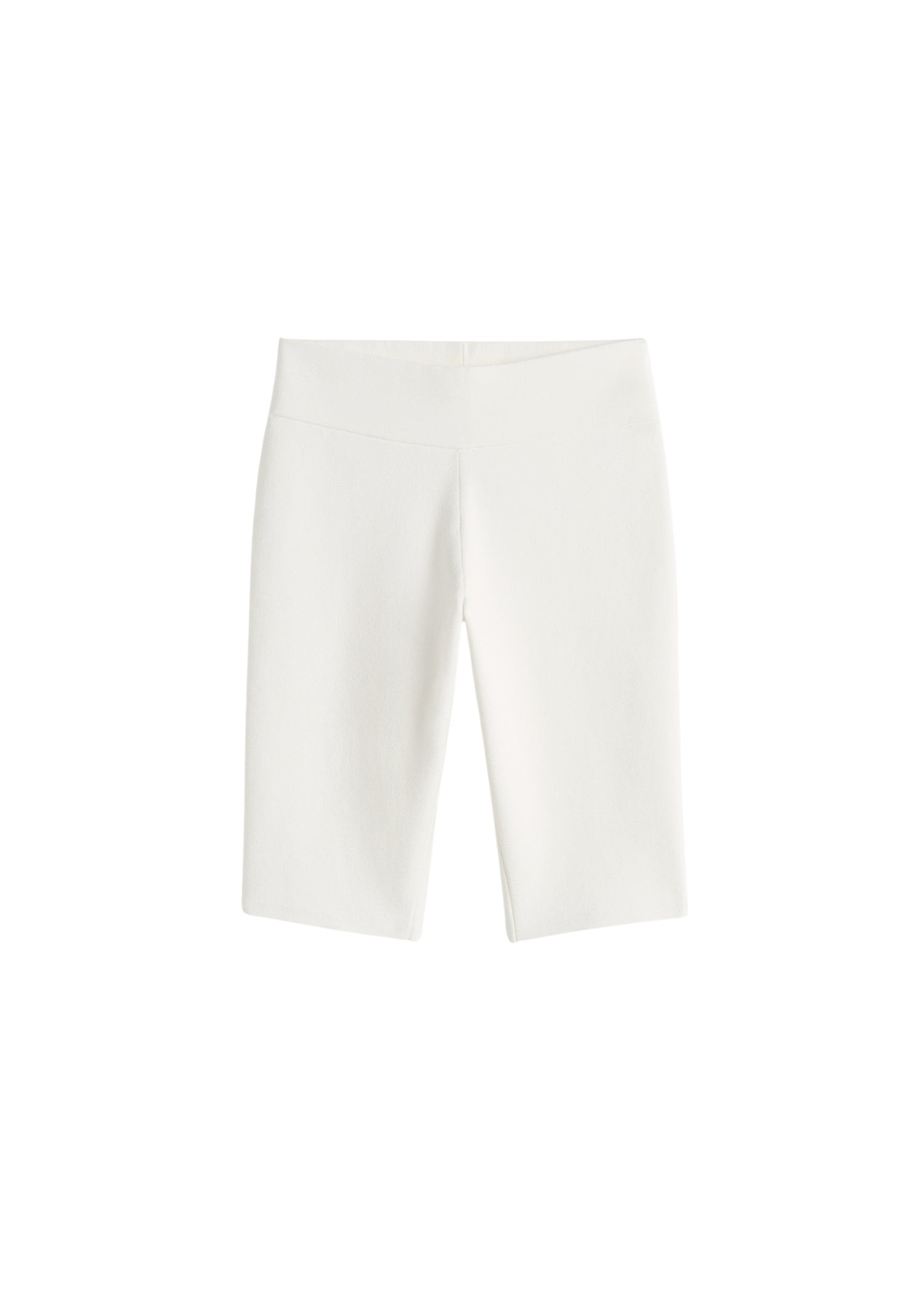 Toteme Capri knit shorts in Off-white