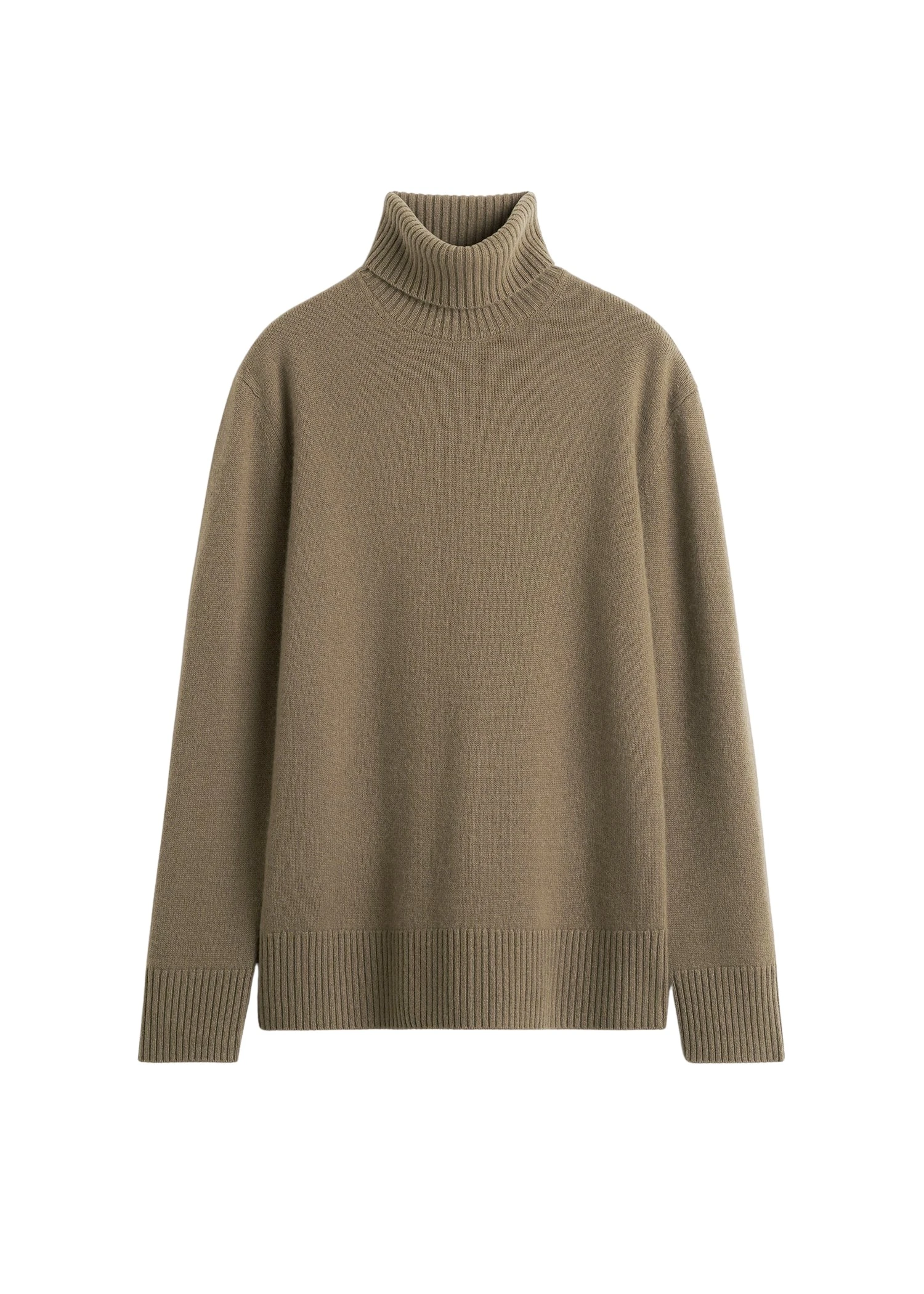 Toteme-Cashmere-turtleneck-in-Hazel19517_nobg Totême Cashmere turtleneck in Hazel - Knitwear - Scandinavian Minimalist Luxury at Coveti
