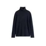 Toteme-Cashmere-turtleneck-in-Navy57152_nobg Totême Cashmere turtleneck in Navy - Knitwear - Scandinavian Minimalist Luxury at Coveti