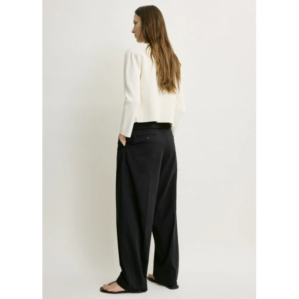 Totême Classic compact knit cardigan in White - Knitwear - Scandinavian Minimalist Luxury at Coveti