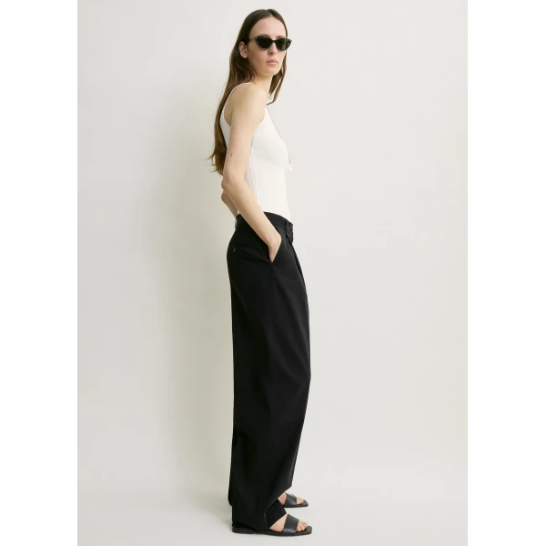 Totême Classic compact knit tank in White - Knitwear - Scandinavian Minimalist Luxury at Coveti