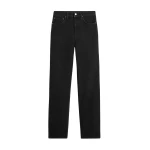 Totême Classic cut denim full length in Faded black - Pants - Scandinavian Minimalist Luxury at Coveti
