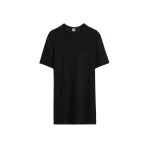 Totême Classic jersey tee in Black - Tops - Scandinavian Minimalist Luxury at Coveti