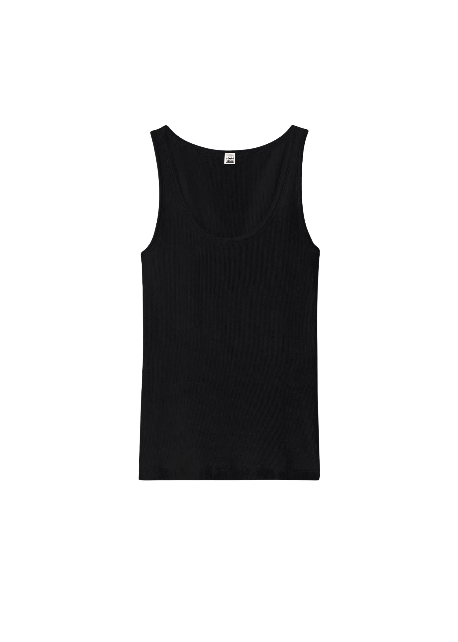 Toteme-Classic-rib-tank-in-Black21525_nobg Totême Classic rib tank in Black - Tops - Scandinavian Minimalist Luxury at Coveti