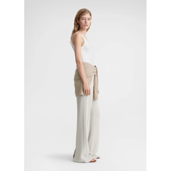 Totême Classic rib tank in White - Tops - Scandinavian Minimalist Luxury at Coveti