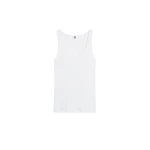 Totême Classic rib tank in White - Tops - Scandinavian Minimalist Luxury at Coveti