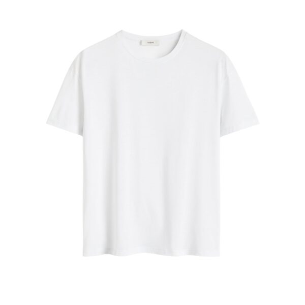 Totême Classic tee in White - Tops - Scandinavian Minimalist Luxury at Coveti