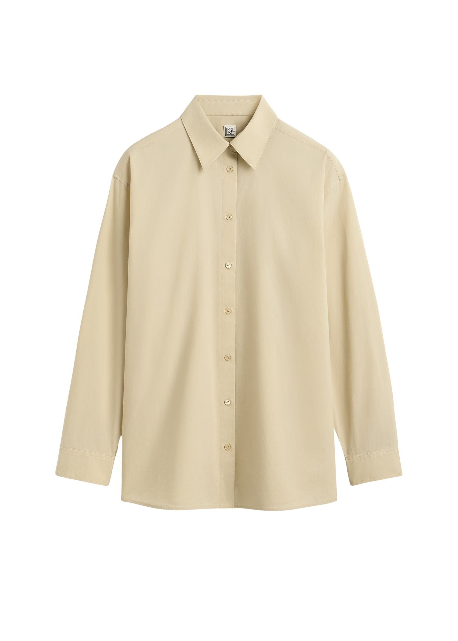 Toteme Classic tumbled shirt in Peanut