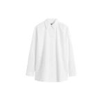 Totême Classic tumbled shirt in White - Tops - Scandinavian Minimalist Luxury at Coveti