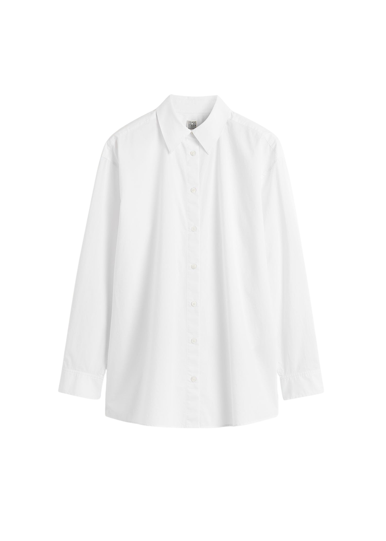 Toteme Classic tumbled shirt in White