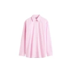 Totême Classic tumbled striped shirt in White / Bloom - Tops - Scandinavian Minimalist Luxury at Coveti