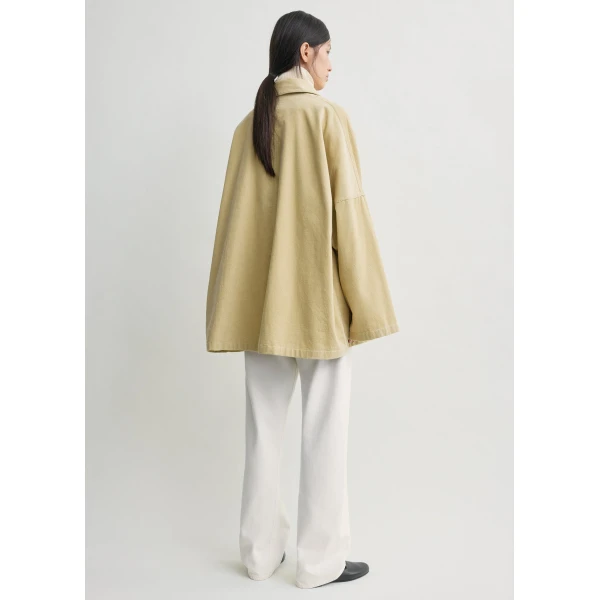 Totême Cord overshirt jacket in Beige - Jackets - Scandinavian Minimalist Luxury at Coveti