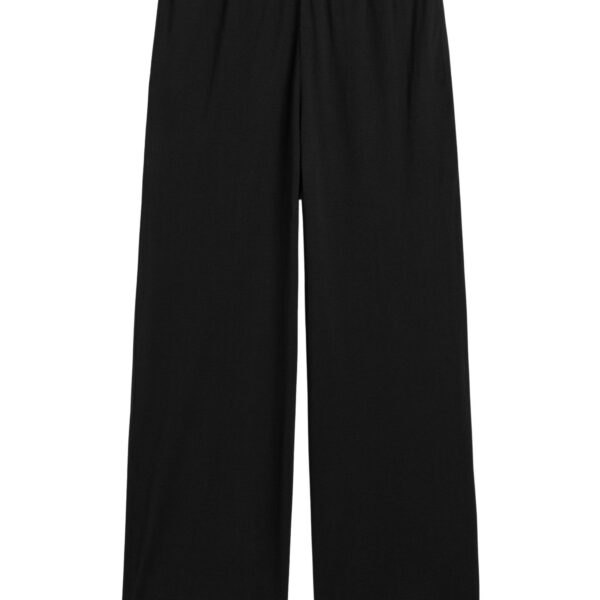 Totême Cotton silk pj bottoms in Black - Pants - Scandinavian Minimalist Luxury at Coveti