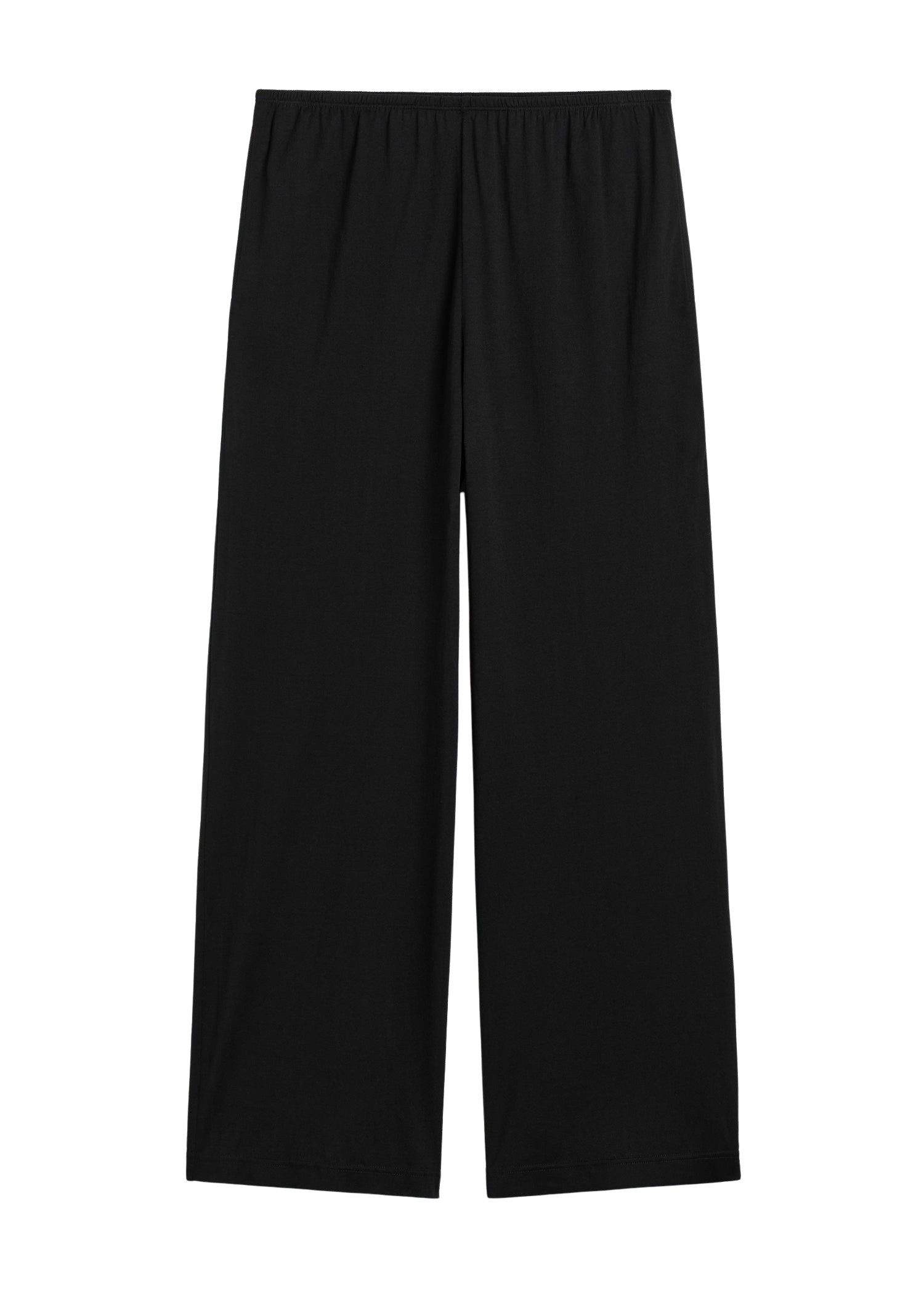 Toteme Cotton silk pj bottoms in Black