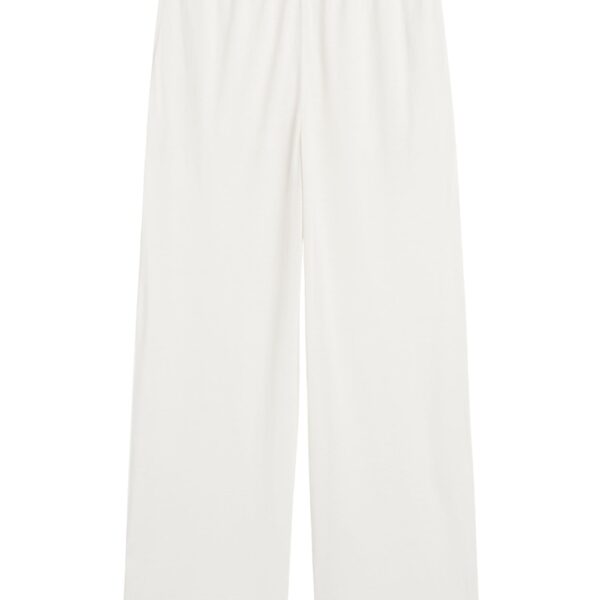 Totême Cotton silk pj bottoms in Off-white - Pants - Scandinavian Minimalist Luxury at Coveti