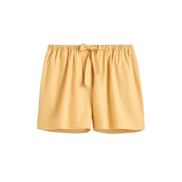 Totême Cotton summer shorts in Daffodill - Shorts - Scandinavian Minimalist Luxury at Coveti