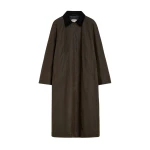 Totême Country coat in Bark - Coats - Scandinavian Minimalist Luxury at Coveti