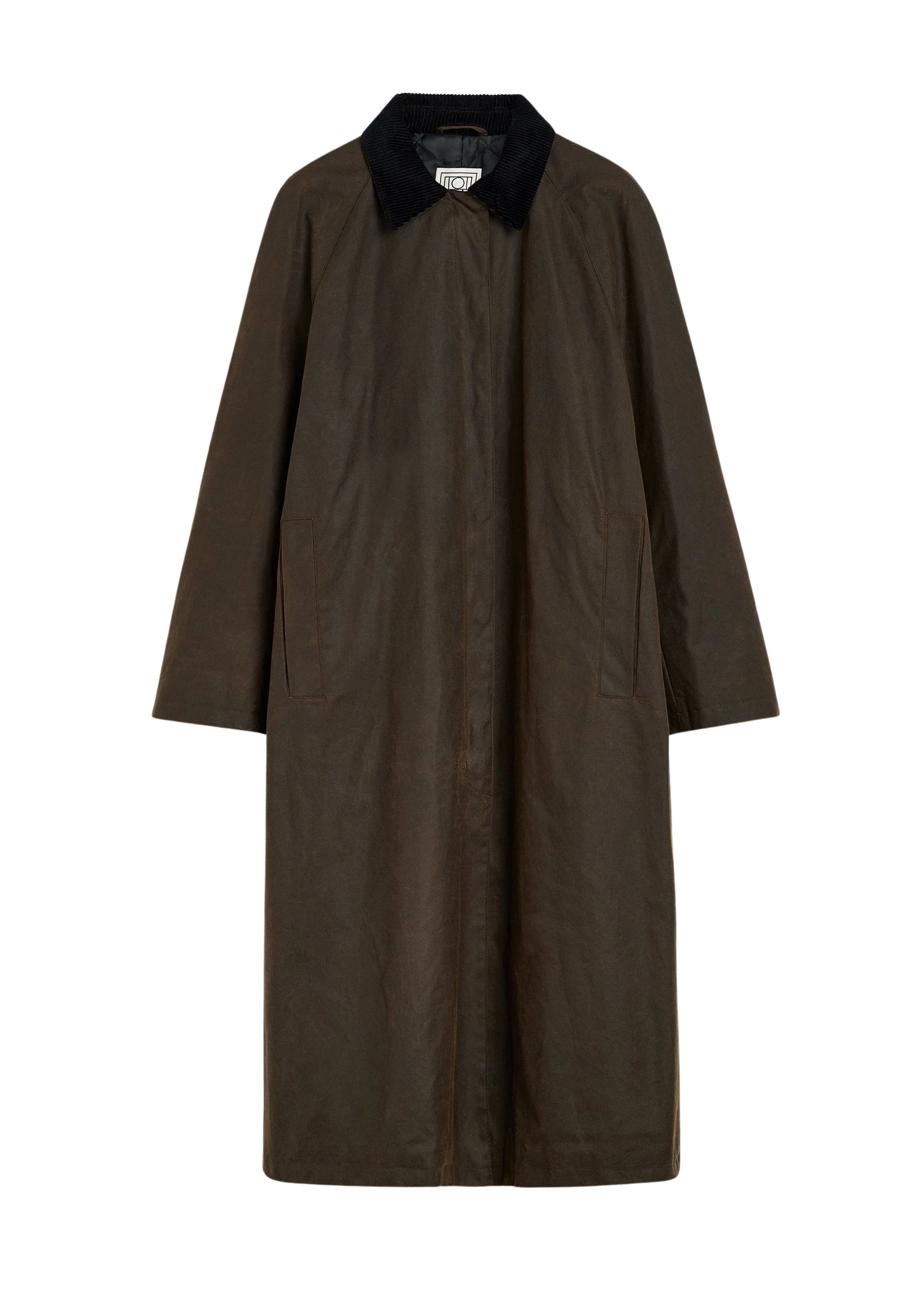 Toteme-Country-coat-in-Bark20151_nobg Totême Country coat in Bark - Coats - Scandinavian Minimalist Luxury at Coveti