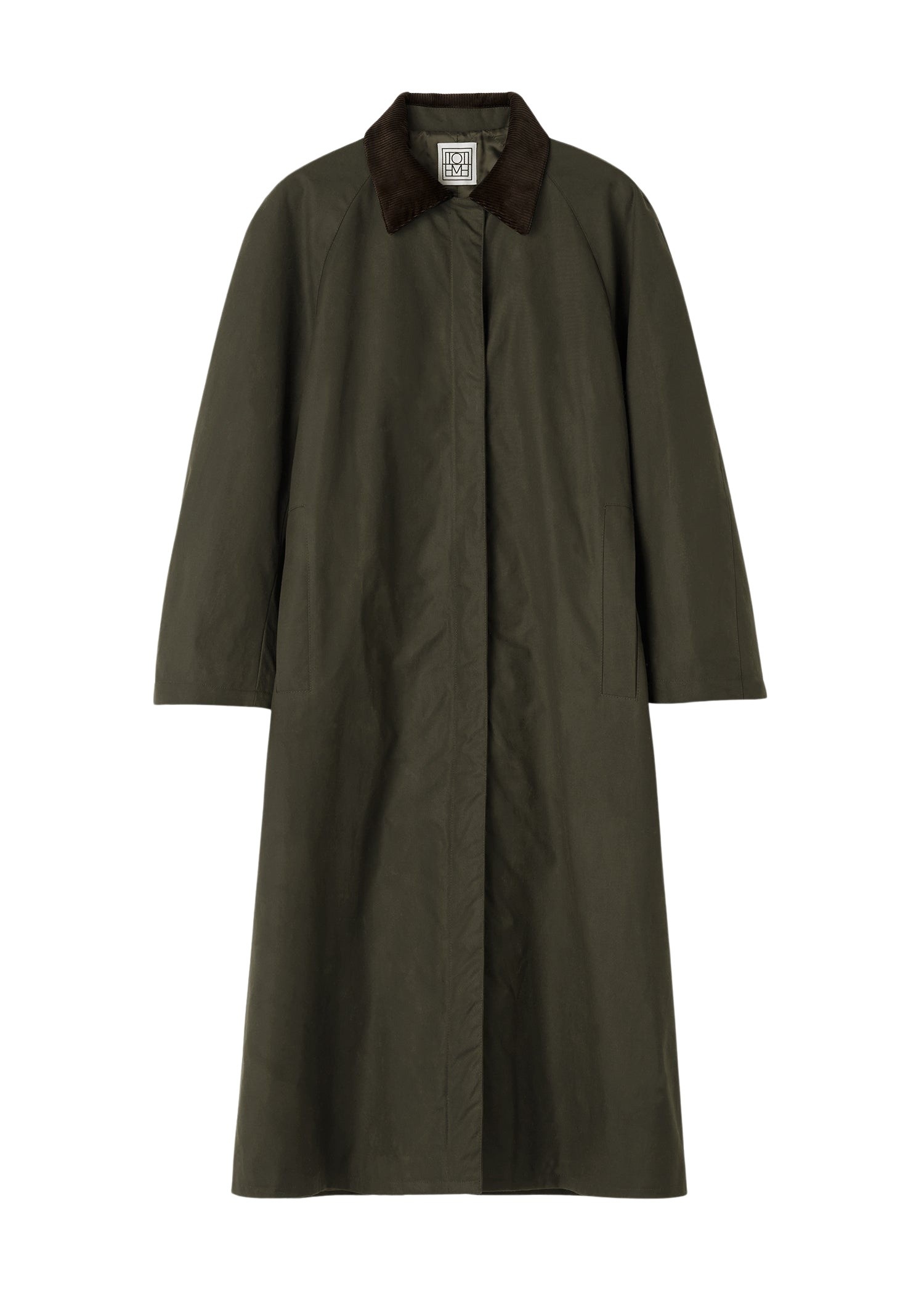 Toteme Country coat in Forest