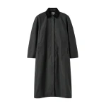 Totême Country coat in Washed black - Coats - Scandinavian Minimalist Luxury at Coveti